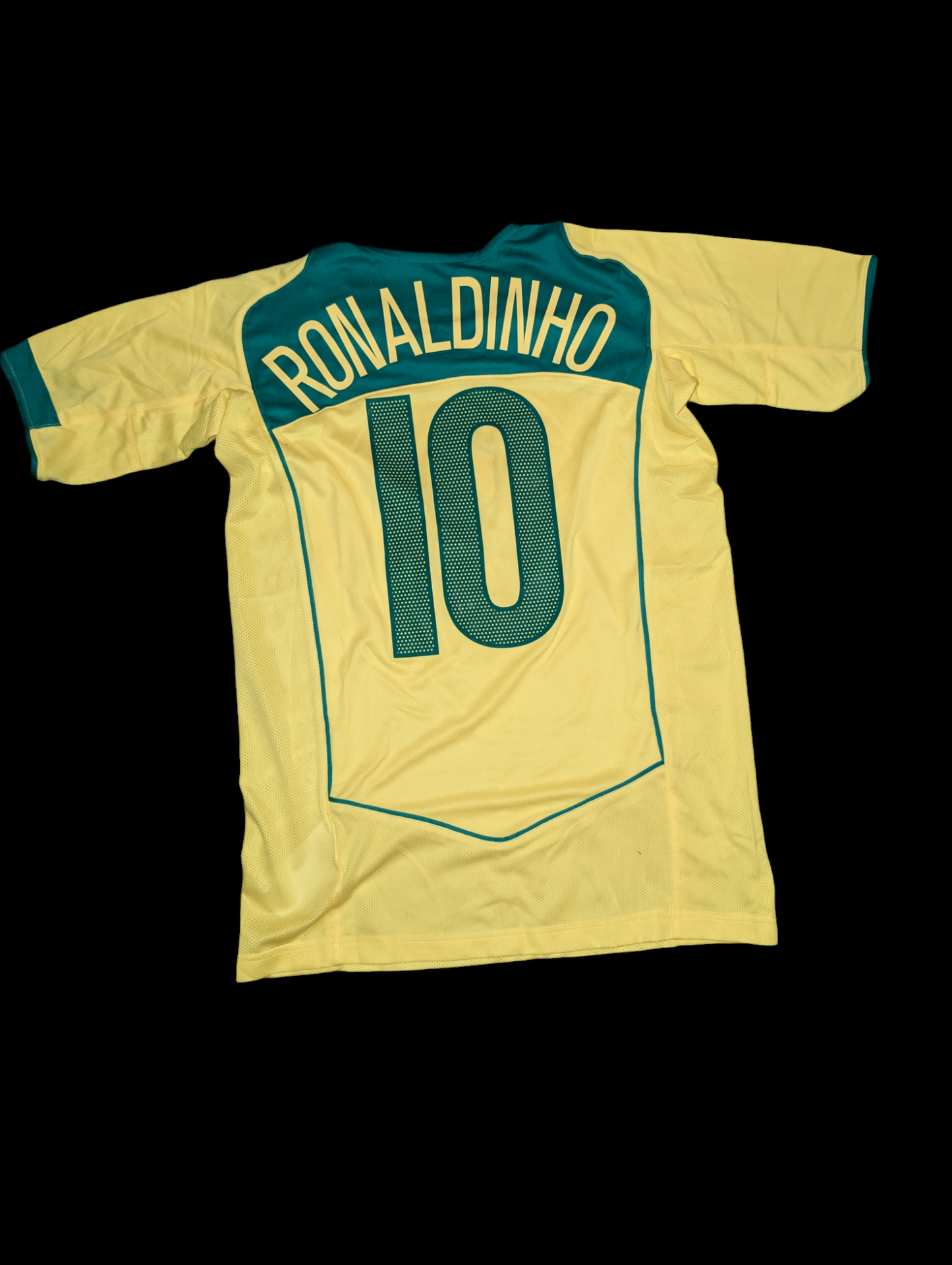 Brazil 2004 Ronaldinho Home Jersey