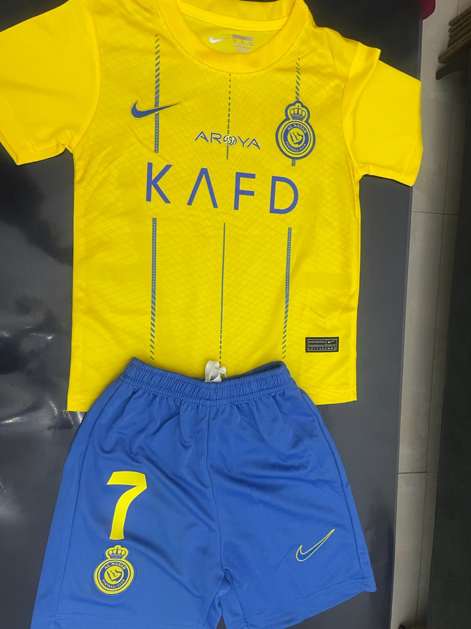 CR7 Al-Nassr Jersey Home Kids Kit