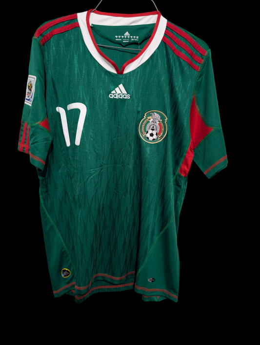 Mexico 2010 Dos Santos World Cup home jersey