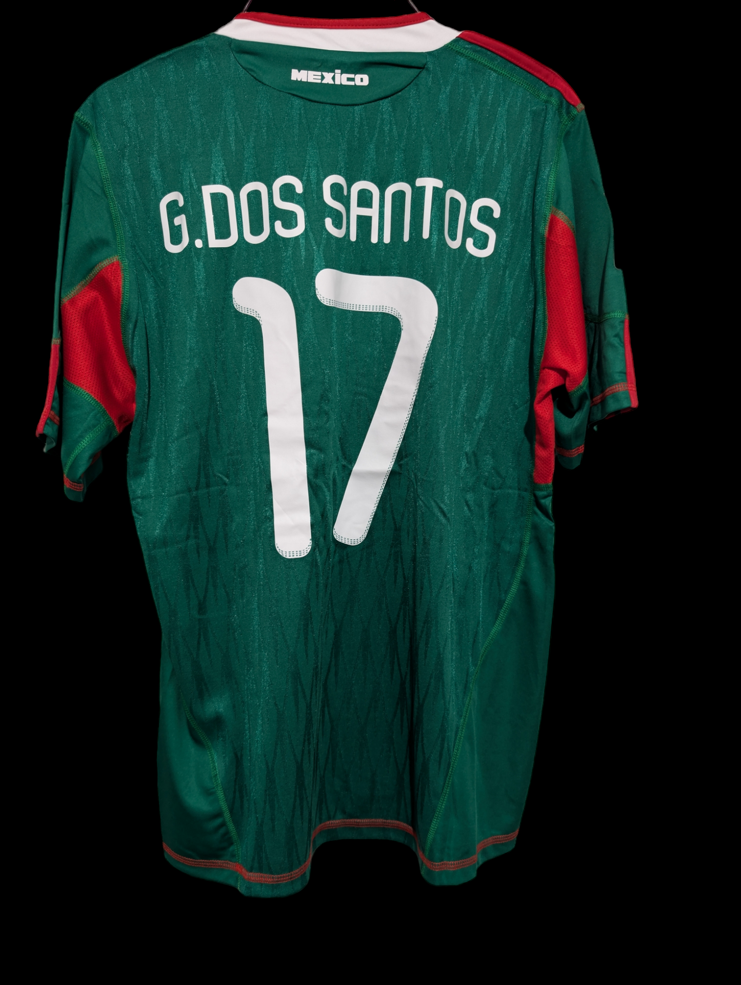 Mexico 2010 Dos Santos World Cup home jersey