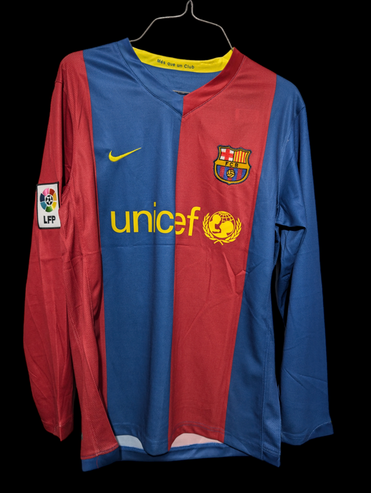 Barcelona 2006/2007 Rafa Marquez home jersey