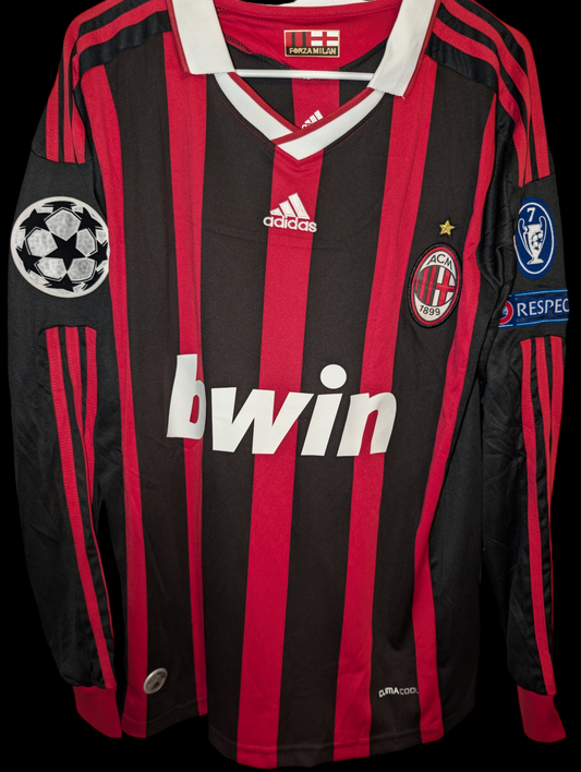 RONALDHINO 80 UCL AC MILAN 2009-10 JERSEY