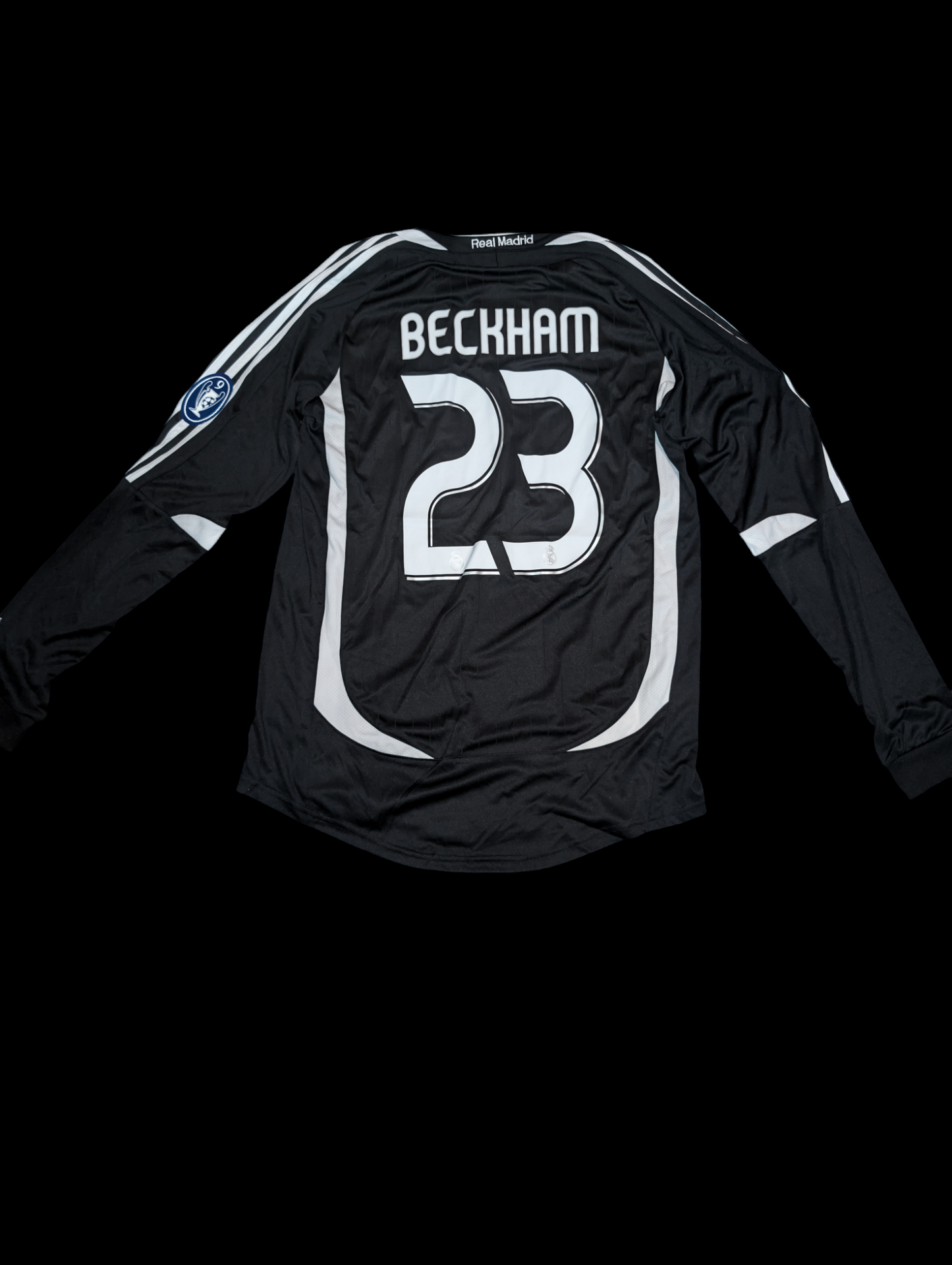 Real Madrid 2006/2007 David Beckham away UCL jersey