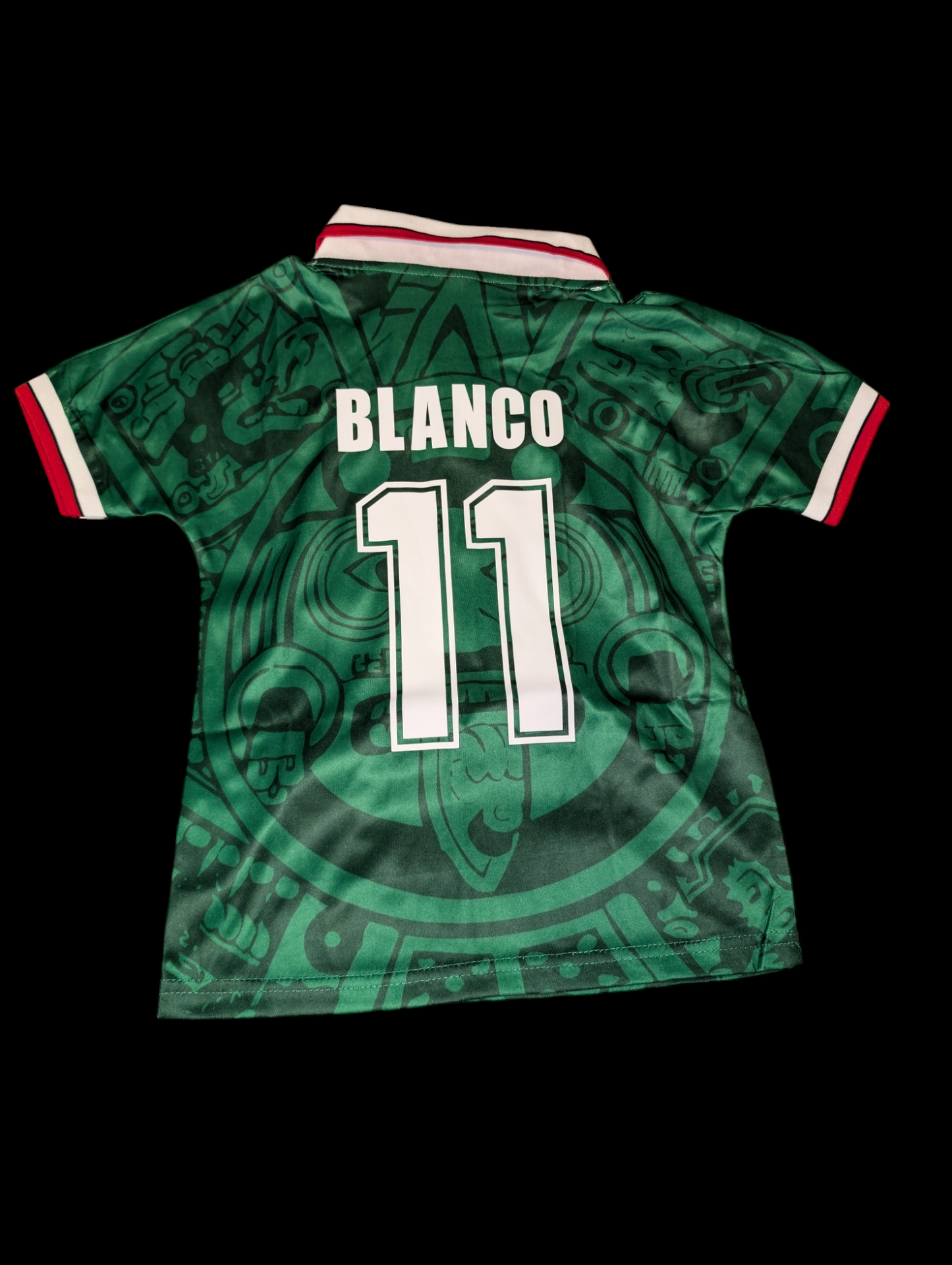 Mexico Jersey 1998 Kids Kit Home Retro Shirt Blanco #11