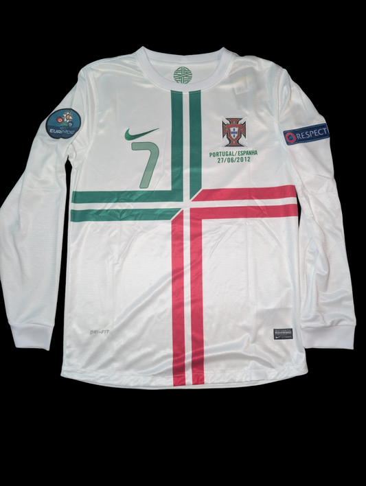 Portugal Euro 2012 Away Long Sleeve Retro Jersey