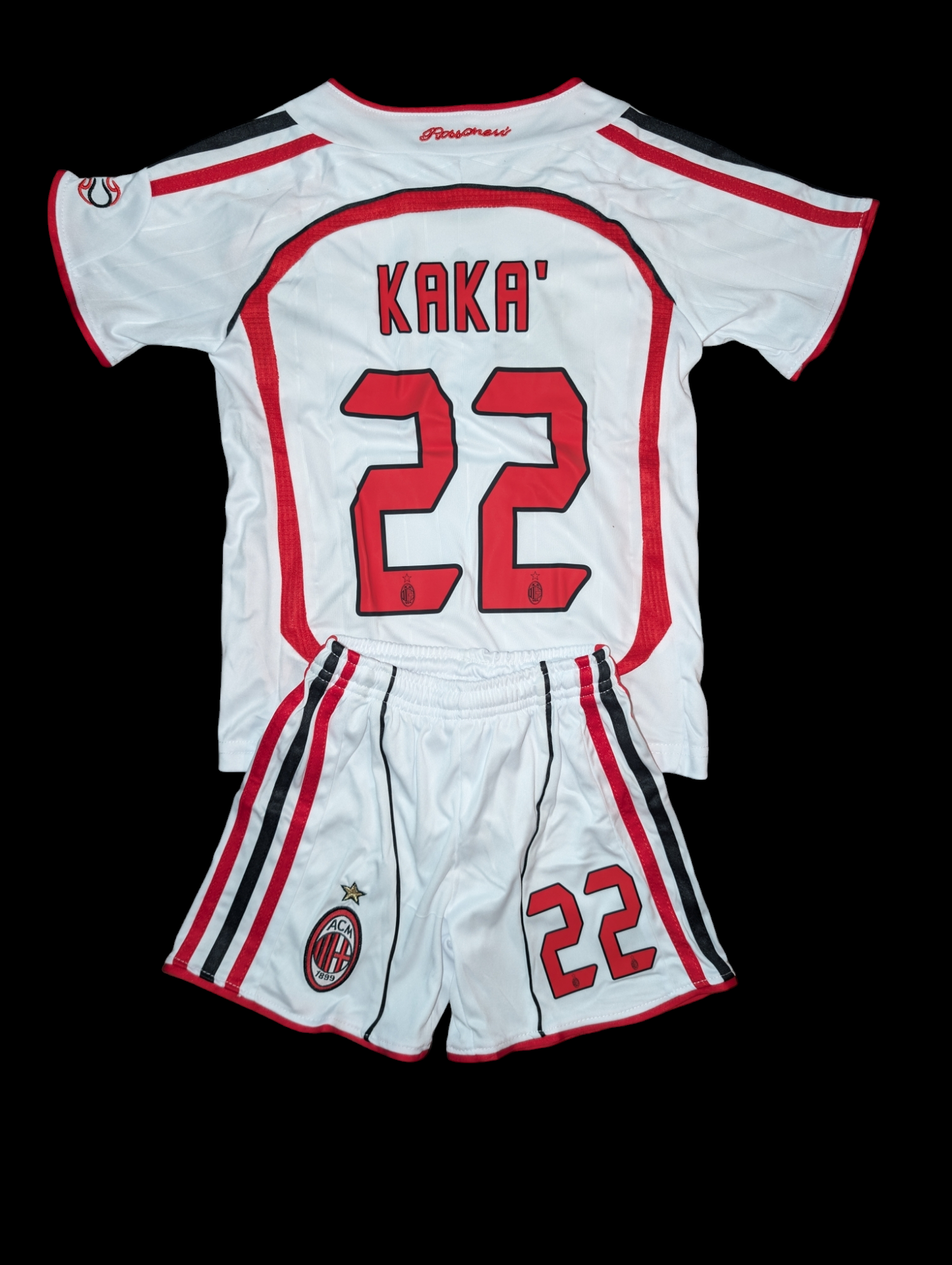 Kids AC Milan Kaka 2007 CL Final Retro Kit