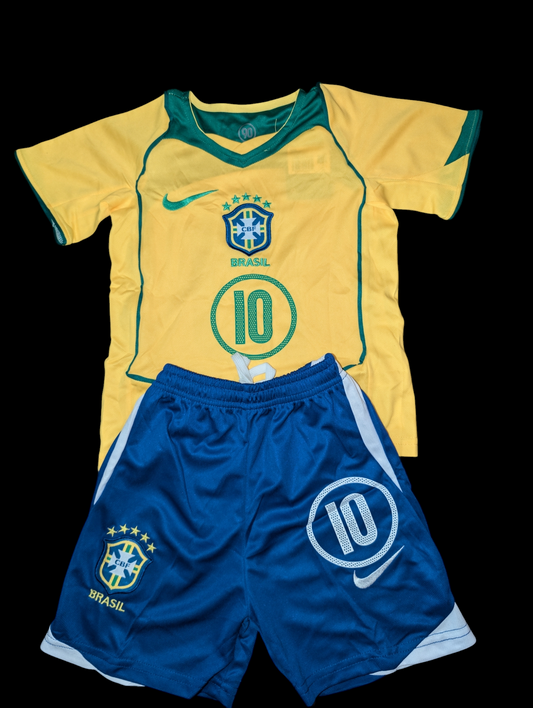 Kids Ronaldinho 2004 Brazil Kit