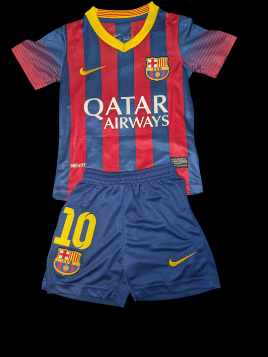 Barcelona Messi 13/14 Home  Kids Kit