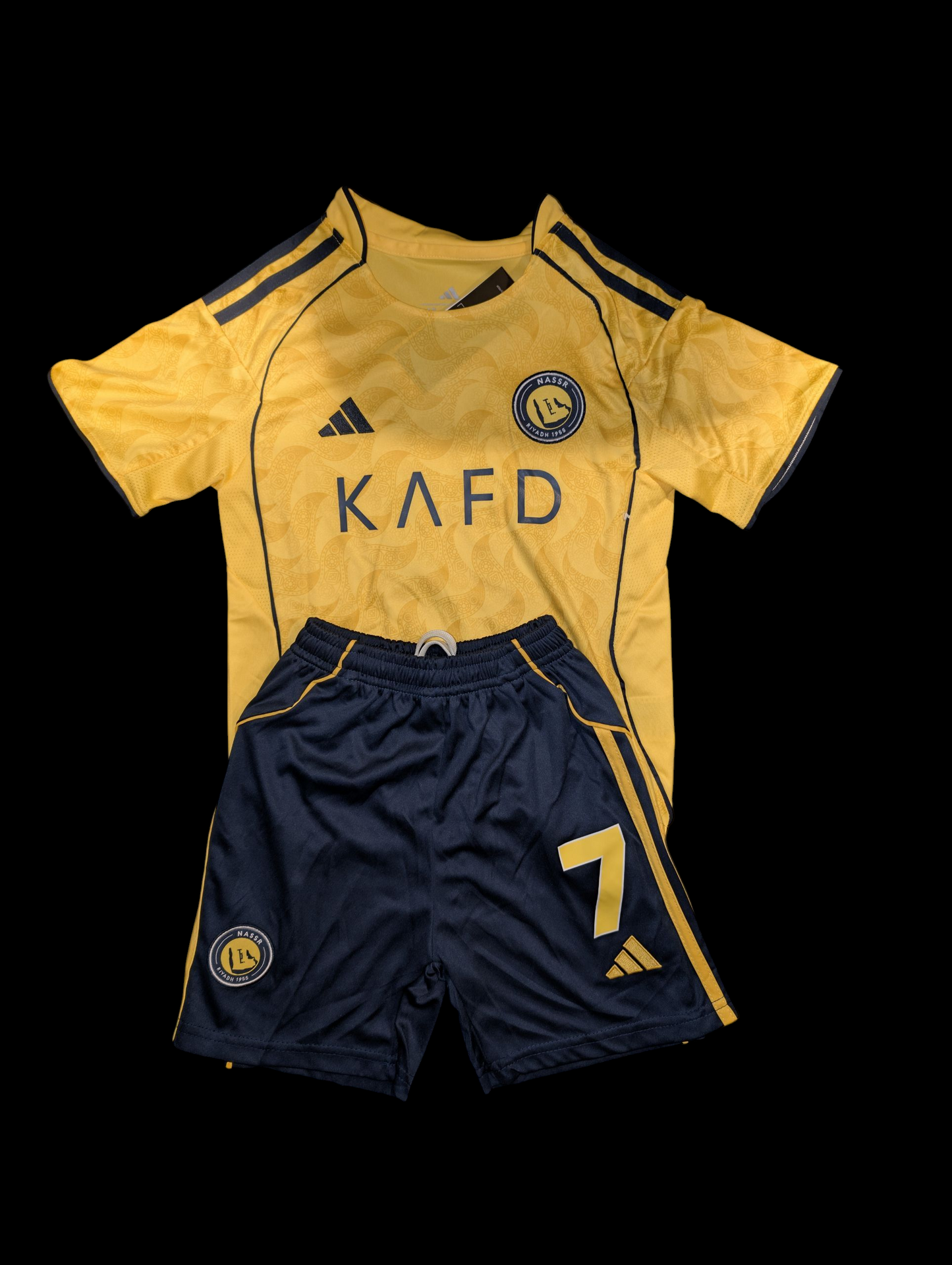 CR7 Cristiano Ronaldo Al Nassr Home Jersey Kids Set