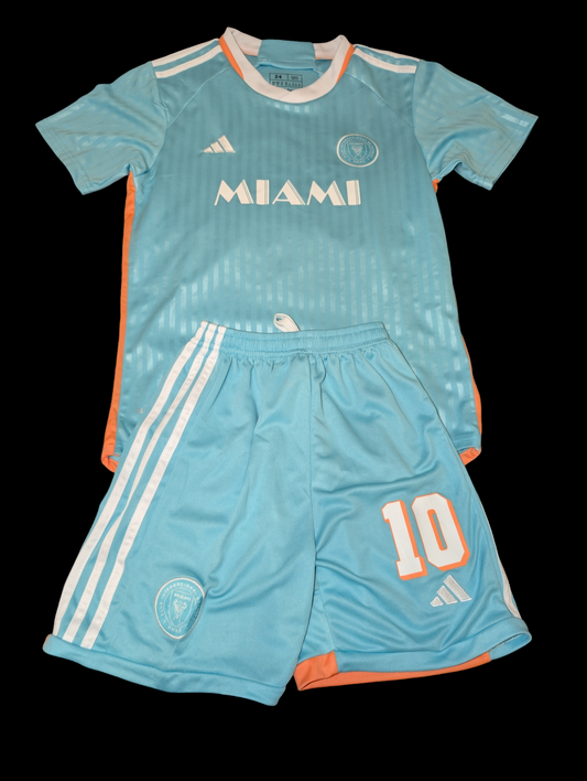 Inter Miami Messi #10 Third Kids Kit