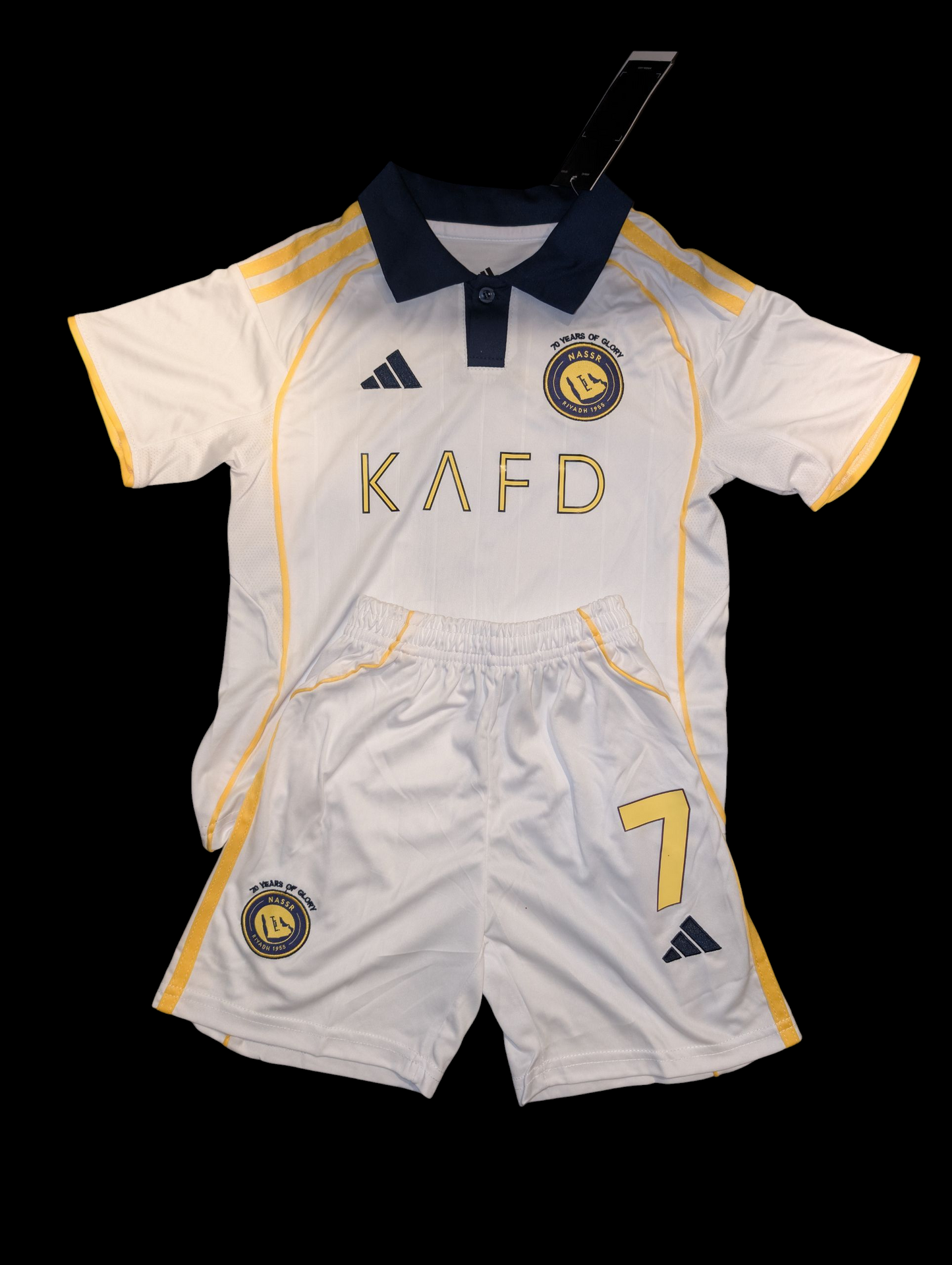 CR7 Cristiano Ronaldo Al Nassr Third Jersey Kids Set