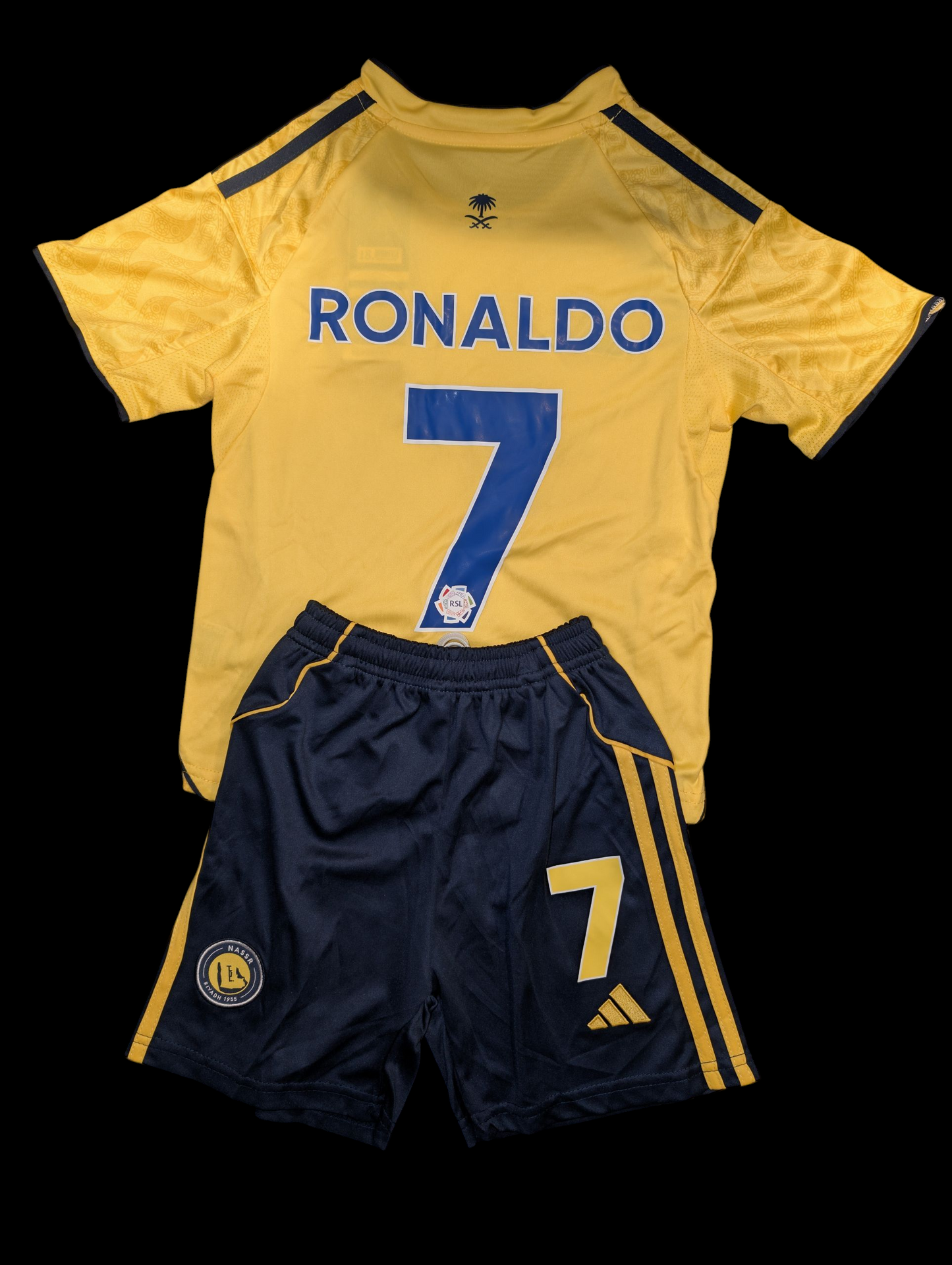 CR7 Cristiano Ronaldo Al Nassr Home Jersey Kids Set