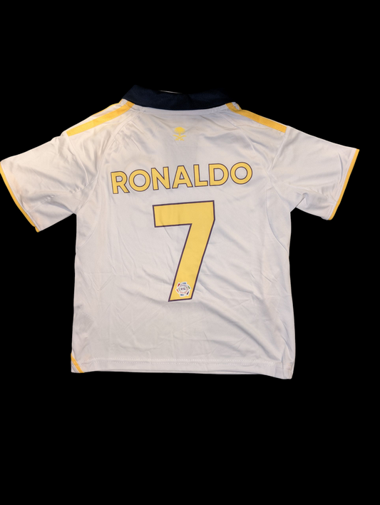 CR7 Cristiano Ronaldo Al Nassr Third Jersey Kids Set